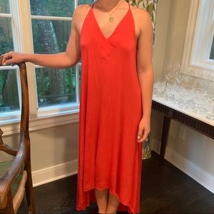 Splendid Jersey Hi-Low Maxi Dress
